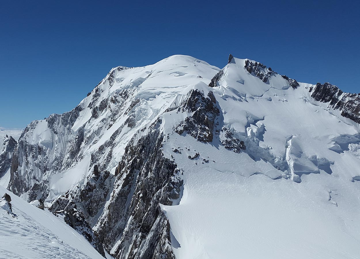 Les trois Mont Blanc route