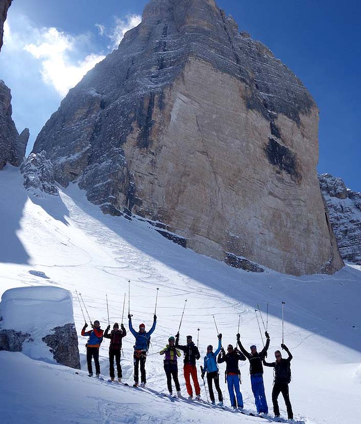 Fanes group ski touring - Mountime Arco Mountain Guide